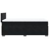 vidaXL Box Spring Bed with Mattress Black 90x190 cm Velvet