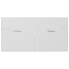 vidaXL Bathroom Furniture Set White Engineered Wood