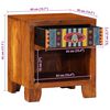 vidaXL Bedside Cabinet 40x35x45 cm Solid Wood Acacia