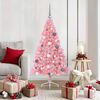 vidaXL Artificial Pre-lit Christmas Tree with 150 LEDs Pink 150 cm PVC