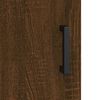 vidaXL Wall Mounted Cabinet Brown Oak 34.5x34x90 cm