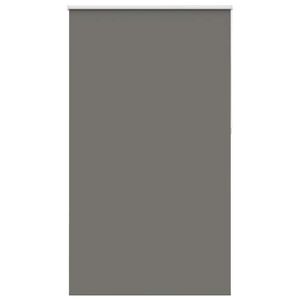 vidaXL Roller Blind Blackout Grey 135x210 cm Fabric Width 131.6 cm Polyester