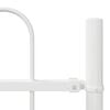 vidaXL Garden Fence White 1.7 x 1.2 m Powder-coated steel
