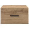 vidaXL Bedside Cabinet with Drawer 2 pcs Artisan oak 35 x 35 x 20 cm