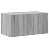 vidaXL Storage Cabinet Grey Sonoma 80x42.5x225 cm Engineered Wood