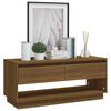 vidaXL TV Cabinet Brown Oak 102x41x44 cm Engineered Wood