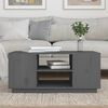vidaXL Coffee Table Grey 90x49x40.5 cm Solid Wood Pine