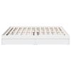 vidaXL Bed Frame with Drawers without Mattress White 200x200 cm