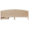 vidaXL Bed Frame without Mattress 160x200 cm Solid Wood Pine