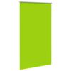 vidaXL Roller Blind Blackout Leaves Green 125x230 cm Fabric Width 121.6 cm Polyester