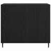 vidaXL Sideboard Black Oak 90 x 34 x 80 cm Engineered Wood