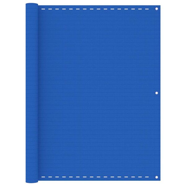 vidaXL Balcony Screen Blue 120x300 cm HDPE
