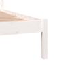 vidaXL Bed Frame without Mattress Solid Wood Pine 140x190cm White