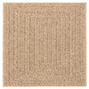 vidaXL Rug ZIZUR Beige 240x340 cm Jute Look Indoor and Outdoor