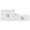 vidaXL Storage Cabinet 2 pcs White 108 x 41 x 40 cm Engineered Wood