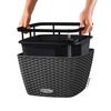 LECHUZA Planter BACINO Cottage ALL-IN-ONE 30x30 cm Graphite Black
