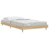 vidaXL Bed Frame without Mattress Sonoma Oak 90x200 cm Engineered Wood
