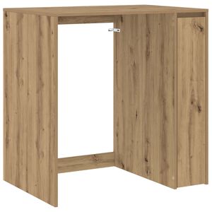vidaXL Wash Machine Cabinet with Storage Artisan oak 87 x 60 x 89 cm