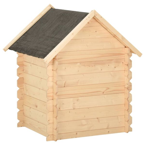 vidaXL Dog House 80x80x100.6 cm Solid Wood Pine