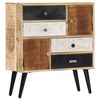 vidaXL Sideboard 70x30x78 cm Solid Mango Wood