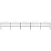 vidaXL Garden Fence with Spear Top Steel 892.5x150 cm Black