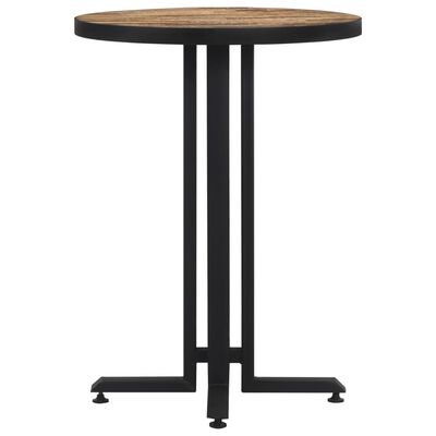 vidaXL Bistro Table Round Ø55x76 cm Solid Reclaimed Teak