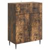 vidaXL Sideboard Smoked Oak 66 x 34.5 x 89.5 cm Engineered Wood