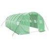 vidaXL Greenhouse with Steel Frame Green 18 m&sup2; 6x3x2 m