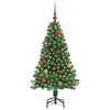 vidaXL Artificial Christmas Tree with 150 LEDs with Stand Green 150 cm