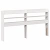 vidaXL Bed Frame without Mattress White 120x190 cm Small Double Solid Wood Pine