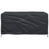 vidaXL Furniture Cover Plain Black 172 x 113 x 73 cm 600D