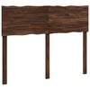vidaXL Live Edge Headboard ROSTOCK Dark Brown 135 cm Solid Acacia Wood