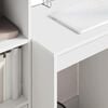 vidaXL Desk with Drawer 2 pcs White