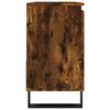 vidaXL Bathroom Cabinet Smoked Oak 65x33x60 cm Engineered Wood
