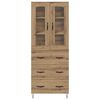 vidaXL Highboard Artisan Oak 69.5 x 34 x 90 cm Engineered Wood