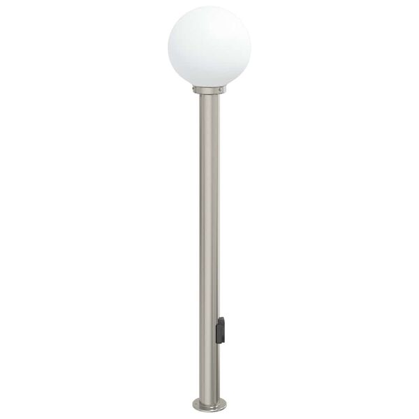 vidaXL Bollard Light with Outlet 120 cm Stainless Steel IP44