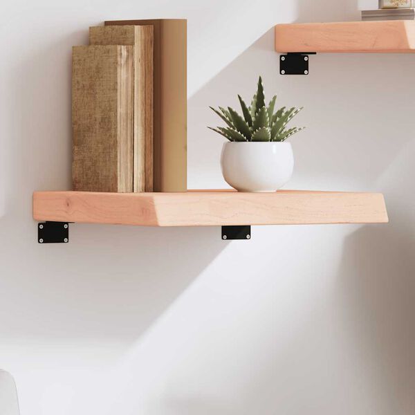 vidaXL Wall Shelf 40x40x(2-6) cm Untreated Solid Wood Oak