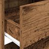 vidaXL Bedside Cabinets with Drawer 2 pcs Old Wood 51x31x47 cm
