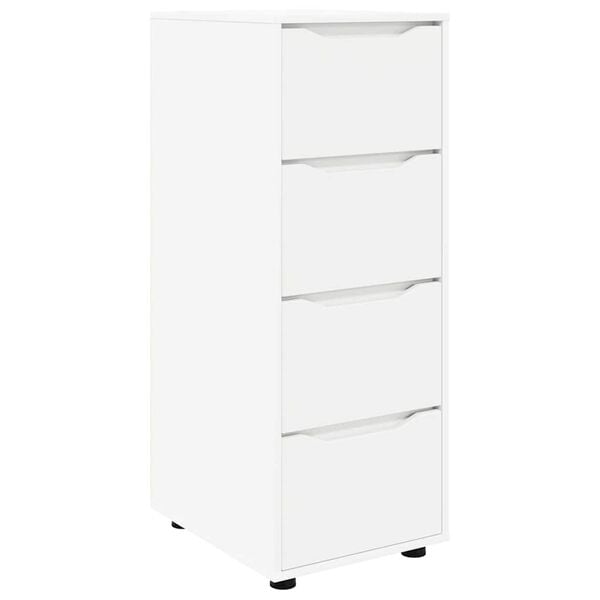 vidaXL Storage Cabinet White 40 x 48 x 105 cm Engineered Wood