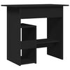 vidaXL Desk Black 80x45x74 cm Engineered Wood