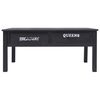 vidaXL Coffee Table Black 100x50x45 cm Wood