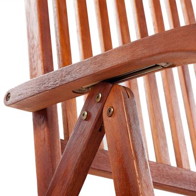 vidaXL Folding Garden Chairs 3 pcs Solid Acacia Wood