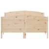 vidaXL Bed Frame without Mattress 140x200 cm Solid Wood Pine