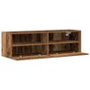 vidaXL TV Wall Cabinet 2 pcs Old Wood 100 x 30 x 30 cm Engineered Wood