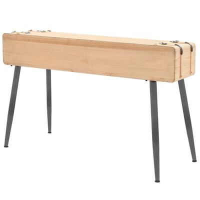 vidaXL Console Table Solid Fir Wood 115x40.5x76 cm