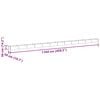 vidaXL Garden Raised Bed 1164 x 50 x 36 cm Galvanised Steel