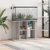 vidaXL Aquarium Stand Grey Sonoma 100x40x60 cm Engineered Wood
