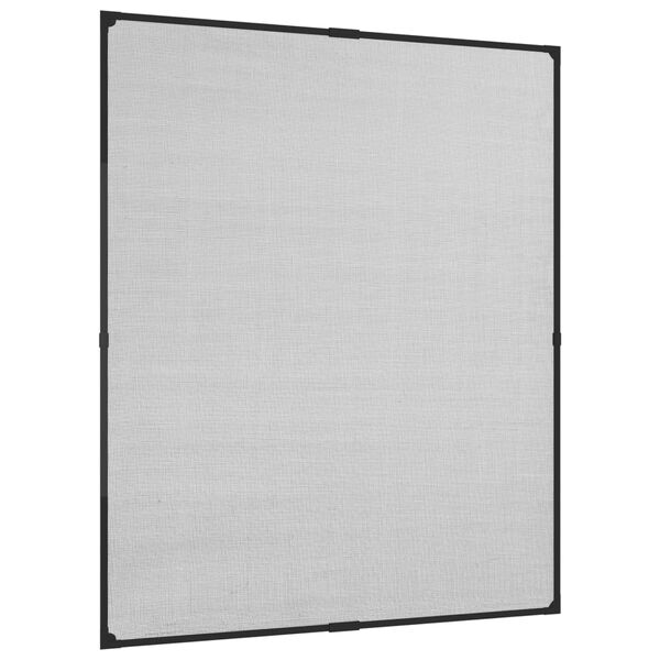vidaXL Magnetic Insect Screen for Windows Anthracite 100x120 cm Fibreglass