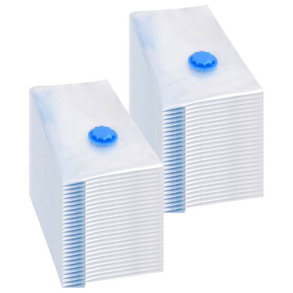 vidaXL Vacuum Travel Storage Bags Clothing Bags 60x40 cm 50 pcs