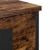 vidaXL Bedside Cabinet with Shelf 2 pcs Smoked Oak 41 x 31 x 51 cm